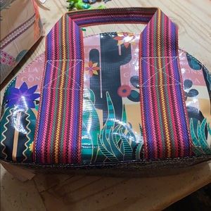 Consuela purse and zip bag